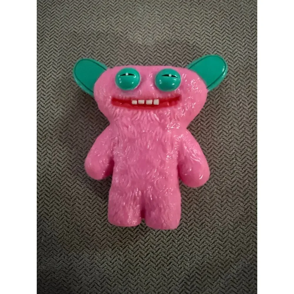 Fuggler Vinyl Figure Lot of 2 Pink & Blue Funny Ugly Monster Mini Figures ZURU